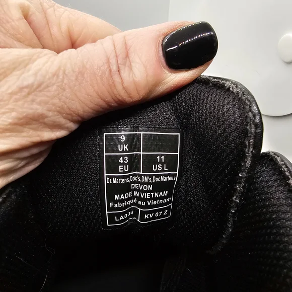 Dr. Martens Black Platform Shoes with Buckle Straps - Picture 5 of 11